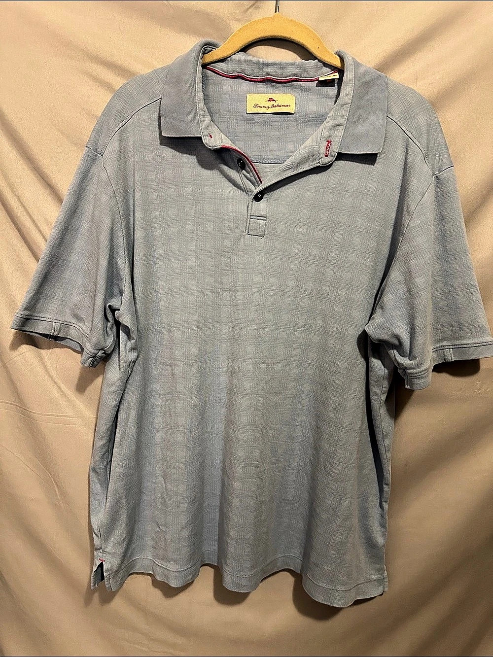 Tommy Bahama Men's Polo Shirt Gray Large